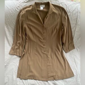 Khaki Coldwater Creek Tunic